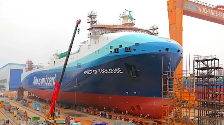 IMPRESSIONNANT – Méga navire cargo à voiles high-tech pour Airbus